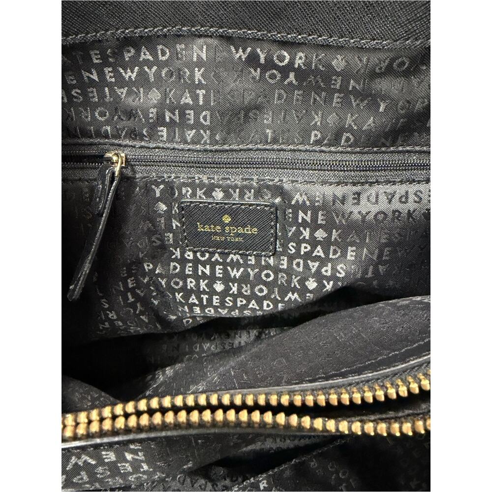Kate Spade Cove Street Tote Black Leather Large Bag - Picture 10 of 11